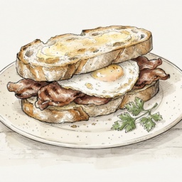 Bacon & Egg Buttie
