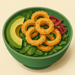 Crispy Squids Green Bowl