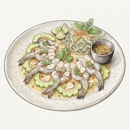 กุ้งแช่น้ำปลา
