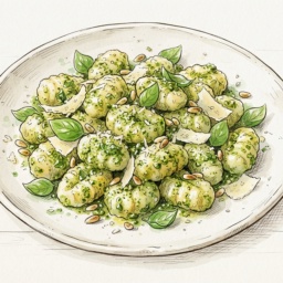 Gnocchi al Pesto