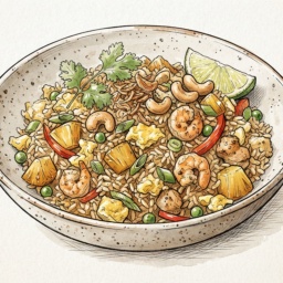 Fried Rice with Pineapple