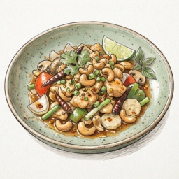 Stir-Fried Chicken with Cashew Nuts