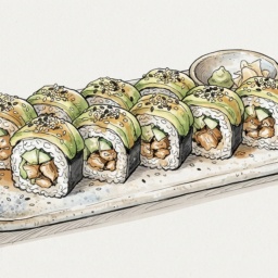 Teriyaki Chicken Roll
