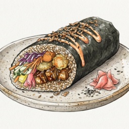 Teriyaki Sushi Burrito