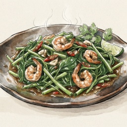 Stir-Fried Morning Glory