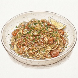 Spaghetti al Ragu di Pesce